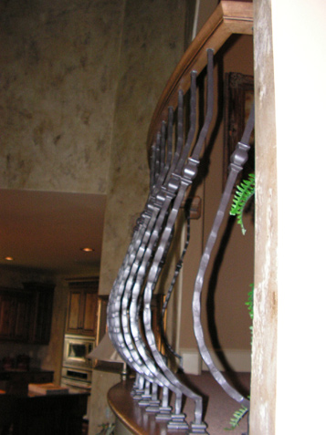 Iron Spindles - Custom Curved Design